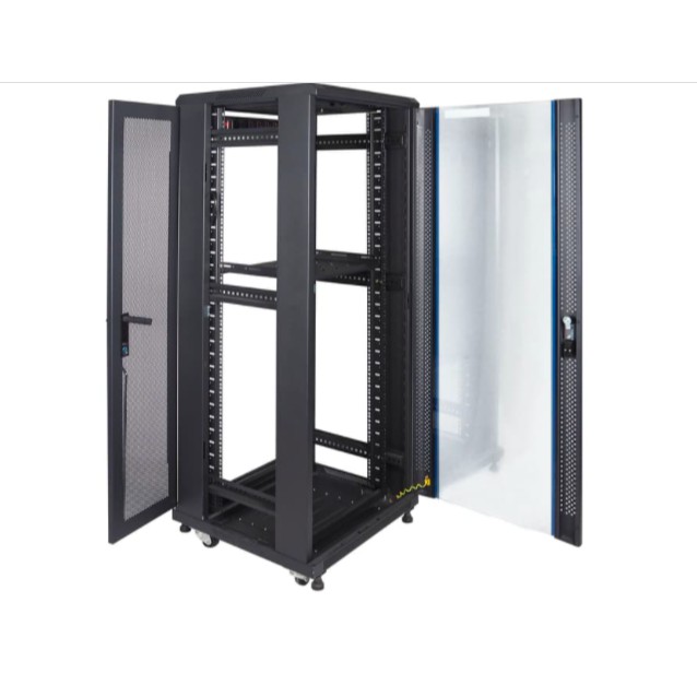 IR8032G - 32U Close Rack Depth 800mm Glass Door 19inch - INDORACK