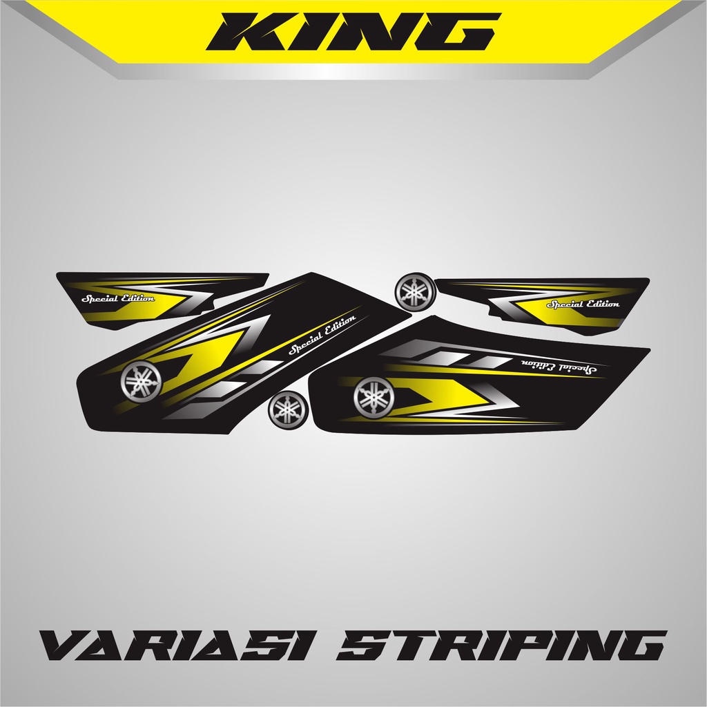 STICKER STRIPING VARIASI YAMAHA RX KING - VARIASI SIMPLE RX KING YAMAHA / RX KING VARIASI STICKER