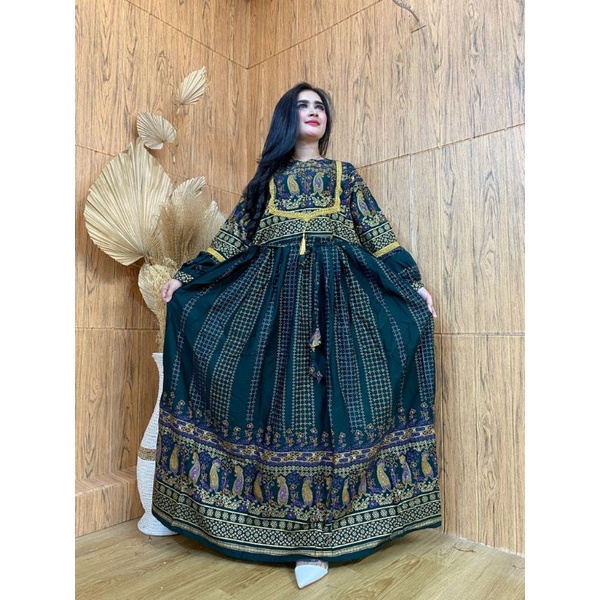 Gamis Hindi Gurita Renda
