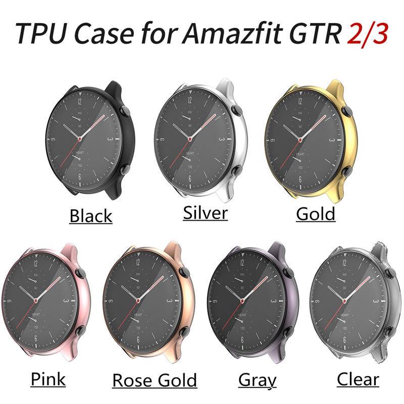 Casing Soft Case Tpu Dengan Bumper Pelindung Untuk Huami Amazfit Gtr 2 2e 3 Pro Watch Amazfit Gtr2 Gtr2E Gtr3 Pro