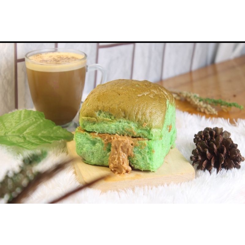 

Roti Kukus pandan Peanut Butterfly