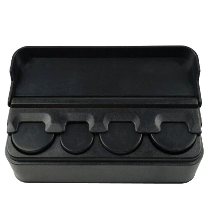 [BISA COD] Car Coin Pocket Case Storage 3 Slot Holder Organizer Tempat Uang Koin Receh Logam