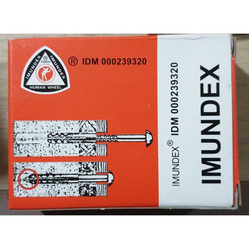 Fisher IMUNDEX S14 Isi 25pcs Fiser Viser Piser Visher Tanam Lubang Dinding 14mm 14 mm