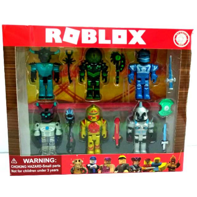 Everlyshop Mainan Anak Roblox Mini Figures Legends Of Roblox Set 6 Figure Pack Shopee Indonesia - mainan roblox murah