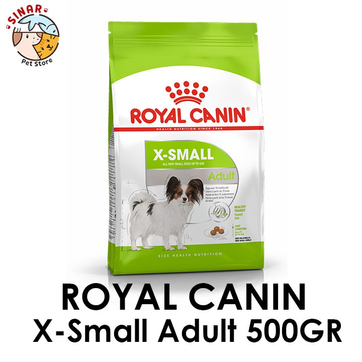 Royal Canin X-Small Adult 500GR Makanan Anjing Dog Food Mini Pelet Pakan