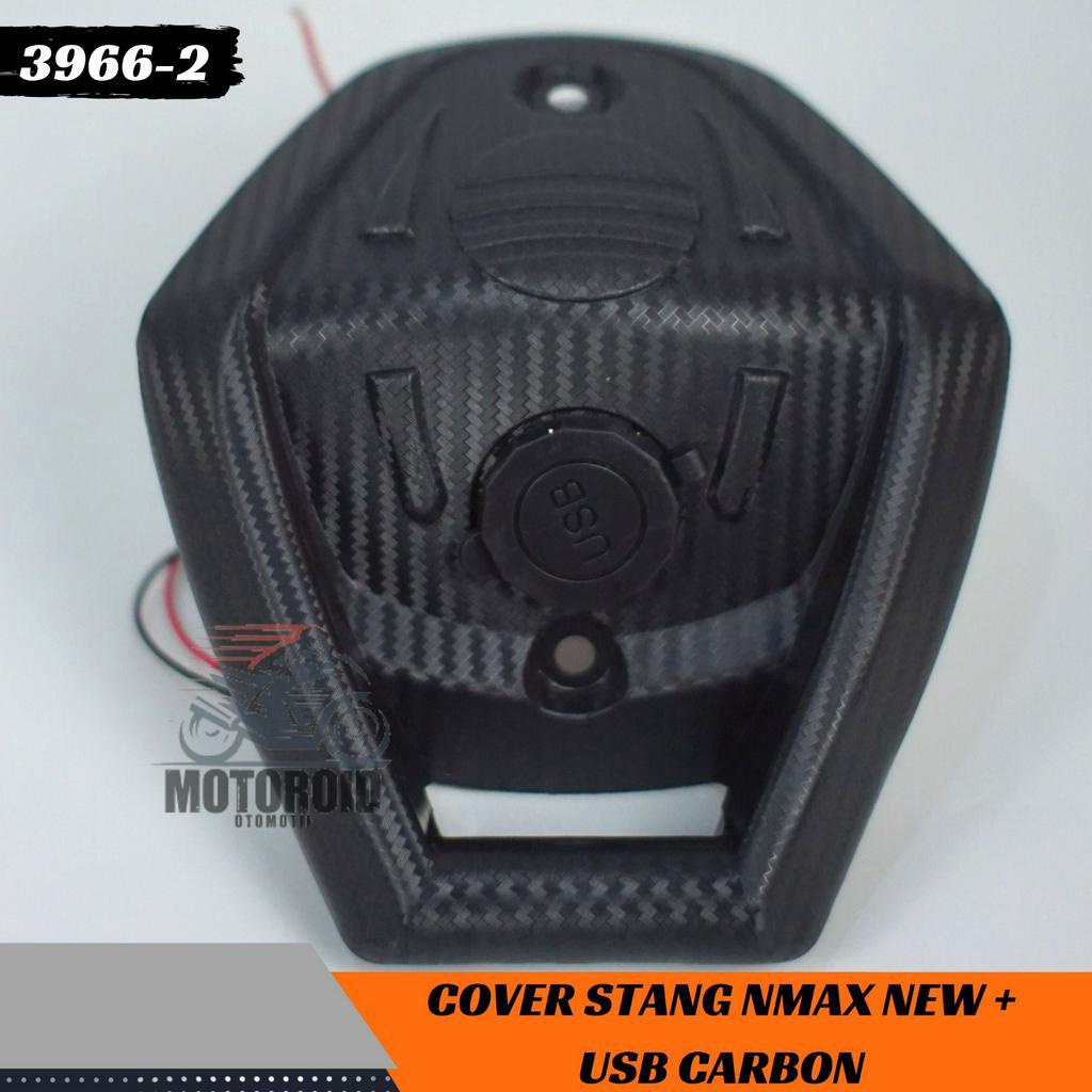 Cover USB USB Logo Holder Hp Stang Nmax New Carbon