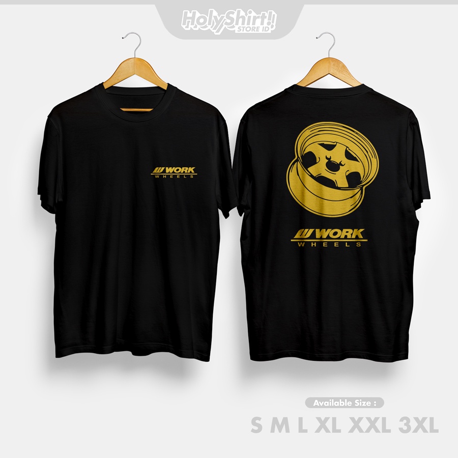 Kaos Baju Velg Work Wheels Kaos Otomotif