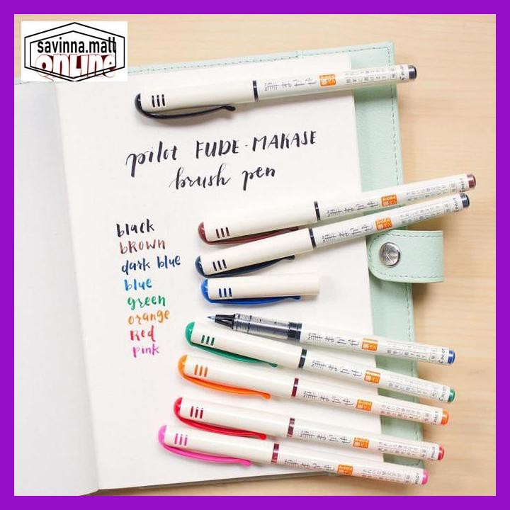 

U0Uo879- Pilot Brush Pen " Fudemakase " / Psvfm20Ef-Ex - Merah Muda Y7Ry688-