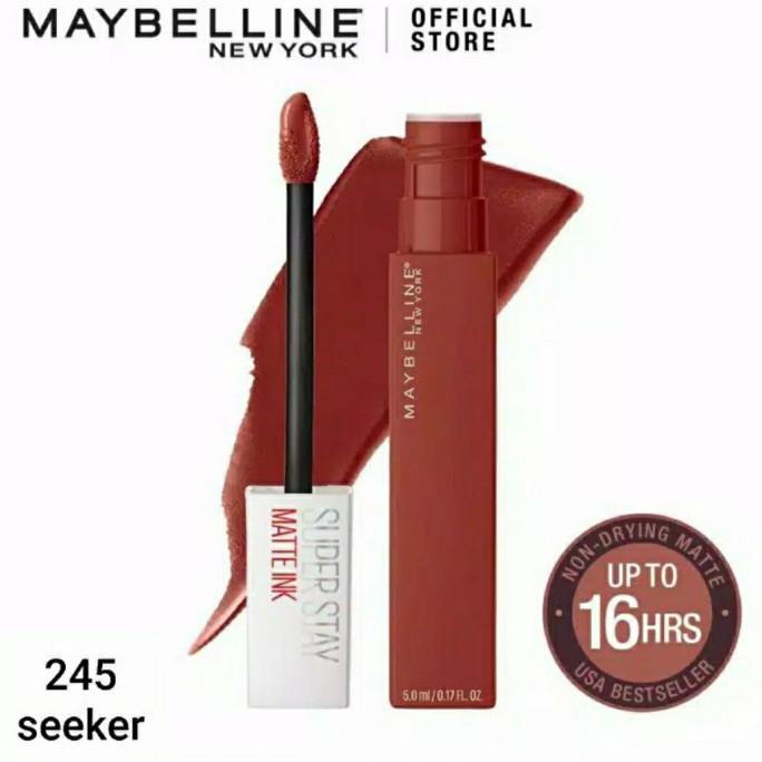 maybelline superstay matte ink 245 seeker