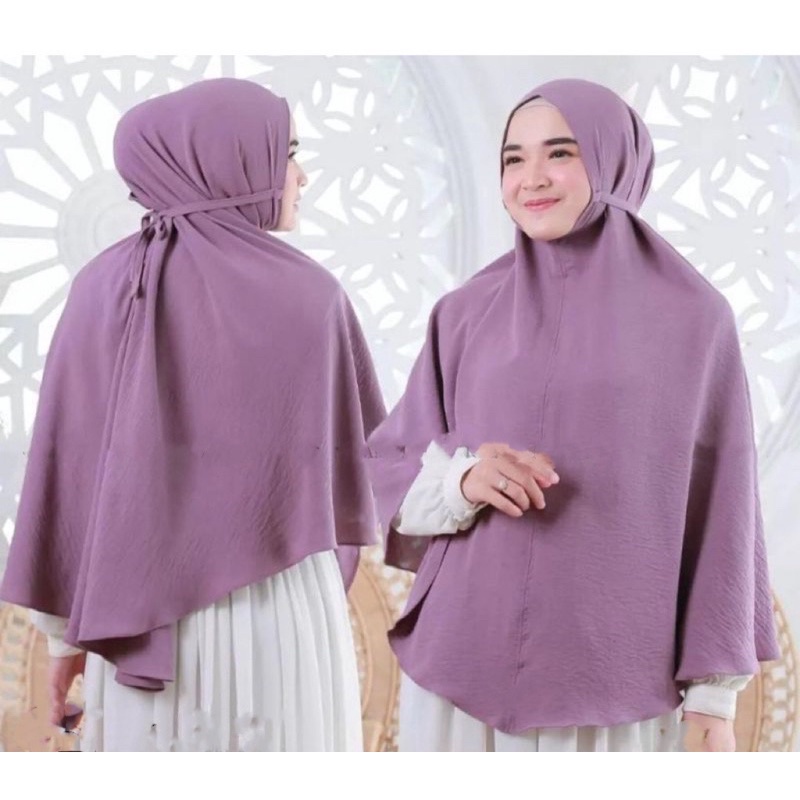 TINA COLLCETION - BERGO MARYAM CRINKLE AIRFLOW JUMBO // HIJAB NON PED SIZE XL