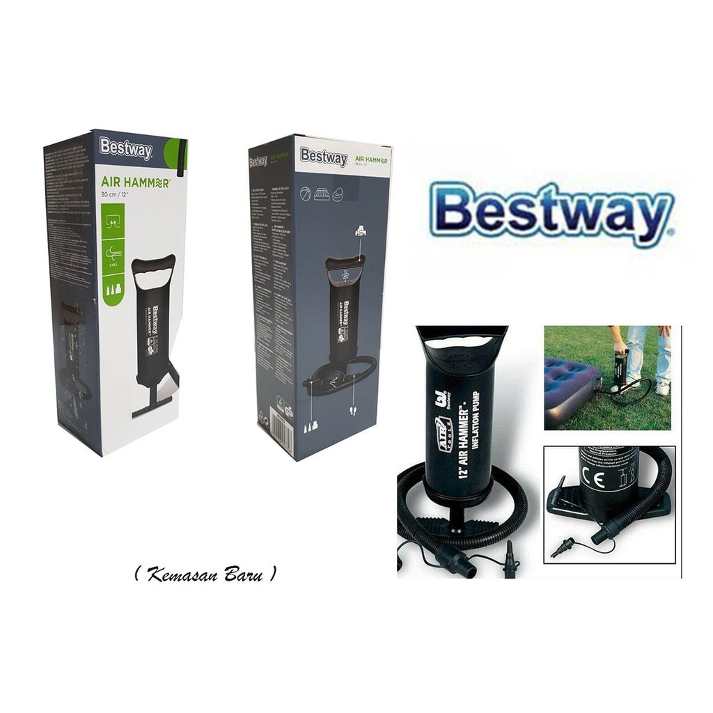 Pompa Angin Manual Tangan Bestway 12 inch 62002 Makassar