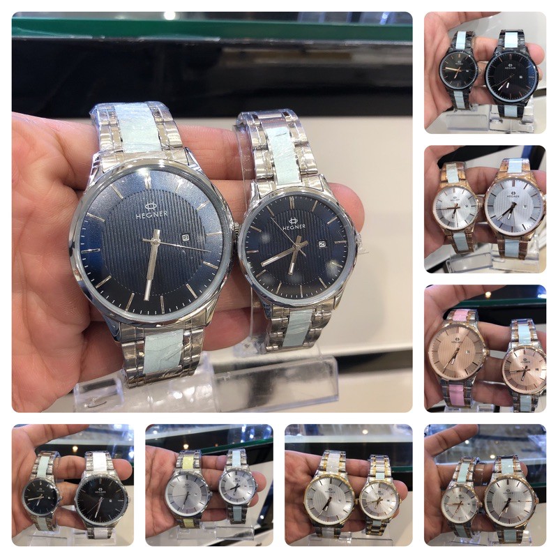 JAM TANGAN COUPLE HEGNER 5050G - 5050L / HW-5050 G-L / HEGNER 5050 COUPLE [ORIGINAL]
