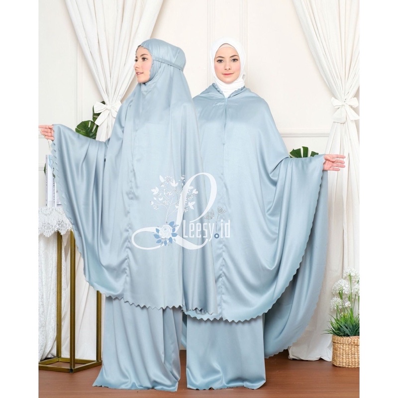 MUKENA 2IN1 LASER CUT ERINA MUKENA SHANAZ MUKENA TRAVELING SET SEJADAH