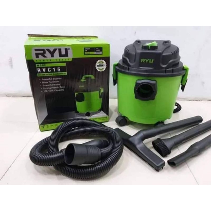 Vacum Cleaner Ryu RVC 15 L RVC15 Penyedot Debu 650 Watt 3 in 1