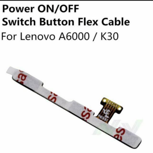 Lenovo A6000 flexible on off tombol power tombol volume