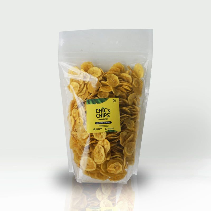 

Keripik Pisang 500 gram - Chics Chip - Rasa Manis