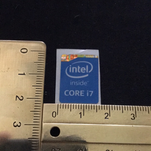 Stiker Sticker intel Core i7 gen 4/5
