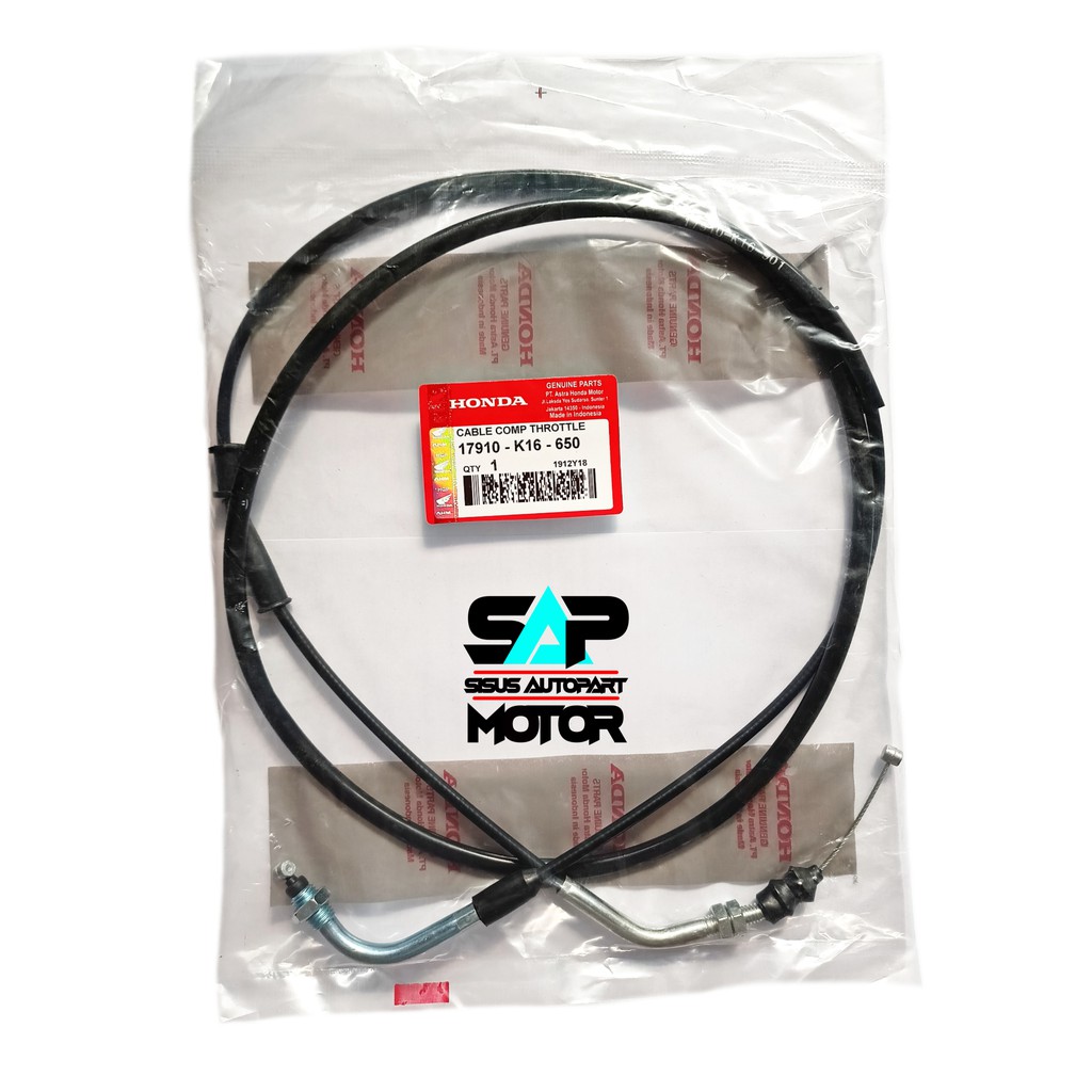 KABEL GAS SCOOPY FI / KABEL GAS BEAT ESP / SCOOPY ESP / KABEL GAS SCOOPY ESP K16