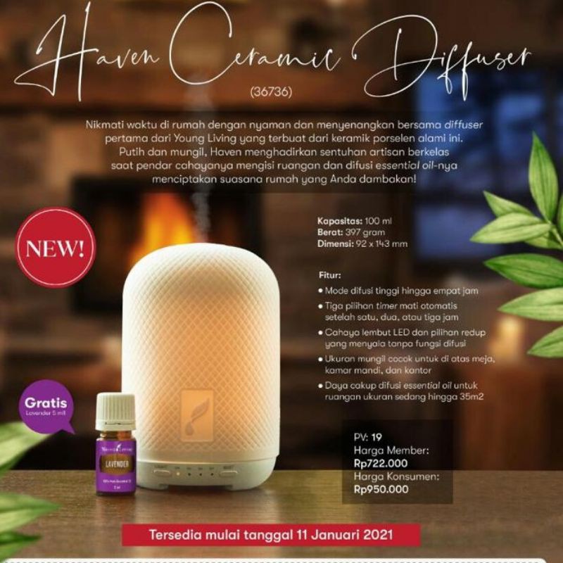 Diffuser Young Living - Haven Ceramic