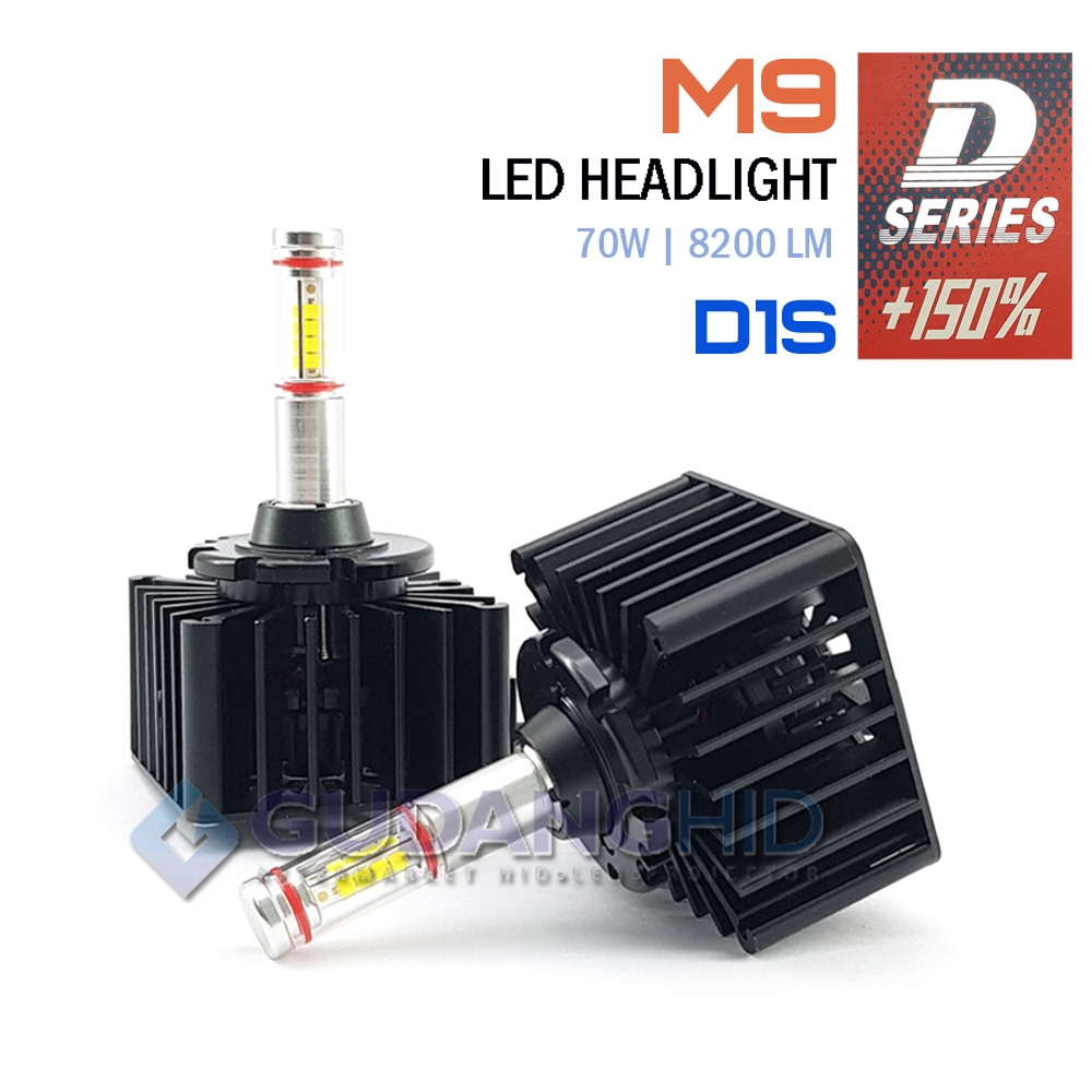 Lampu LED Mobil D1S D2S/R D4S/R M9 High Power CSP 70W 8200LM CANBUS No ERROR