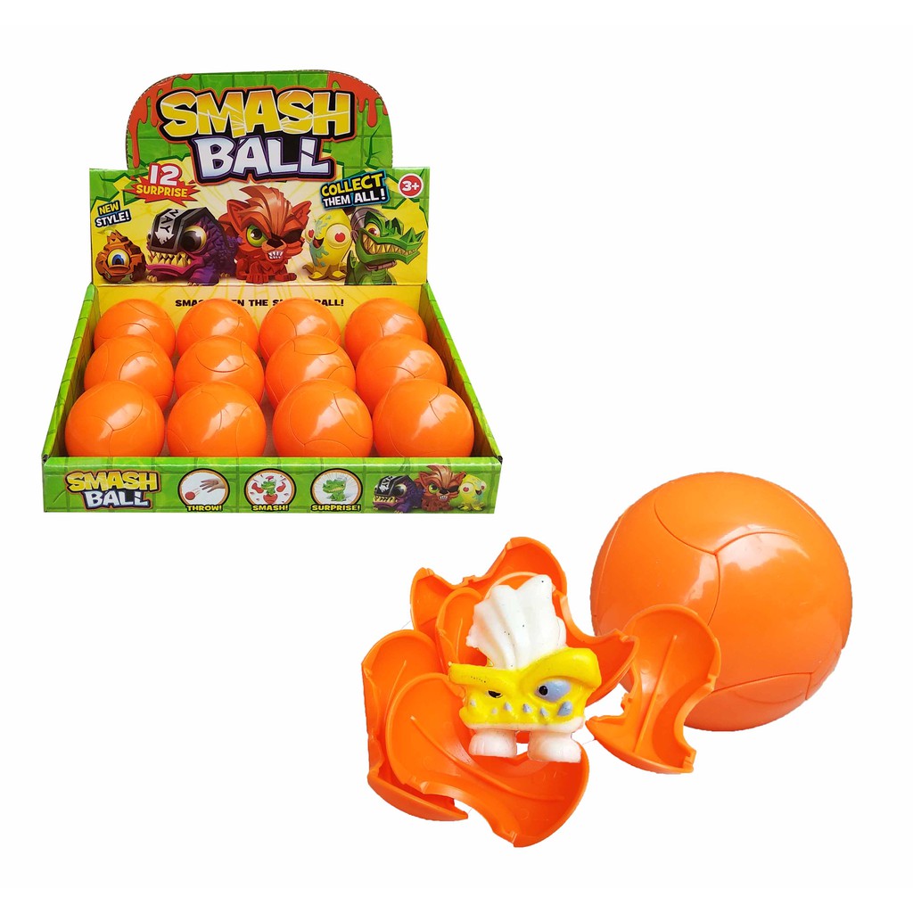 MAINAN BOLA BANTING SMASH BALL MONSTER SATUAN - 537