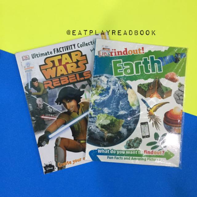 BBW Paket Buku DK Star Wars Sticker Book dan Earth Bundling