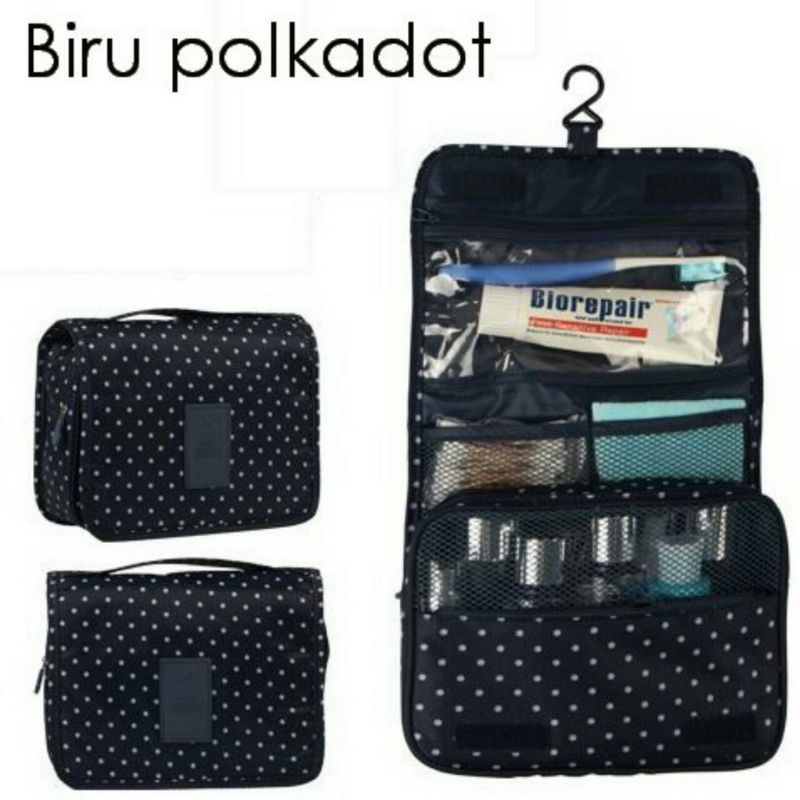 toiletries Bag Gantung / tas toilet kosmetik / travel mate tas korea tas makeup