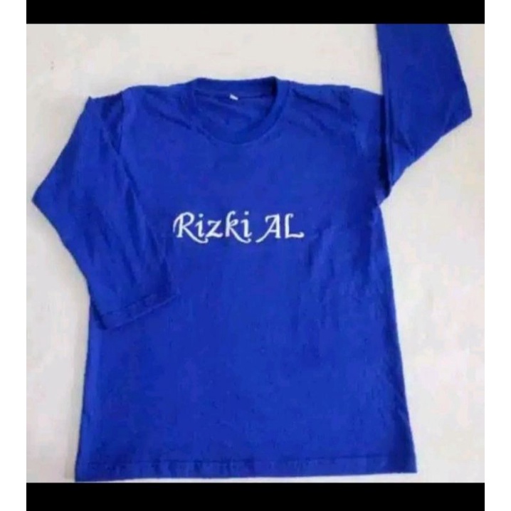 KAOS DEWASA BORDIR LENGAN PANJANG