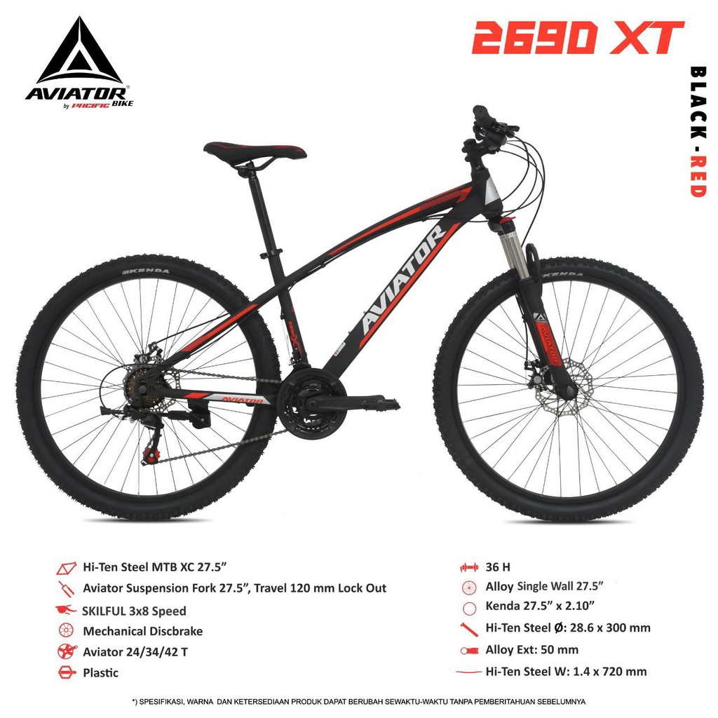 SEPEDA GUNUNG / MTB 27,5" AVIATOR 2690 XT