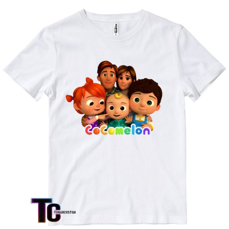 KAOS BAJU COCOMELON ANAK TERBARU TERLARIS BAHAN PREMIUM