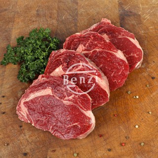 Daging Sapi Impor AUS Steak Rib Eye / Cube Roll Beef Steak Grade A 200