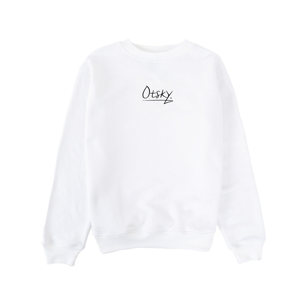 Sweater Crewneck Otsky Otsky Crewneck Underline Premium Sweater Pria Dan Wanita Terbaru