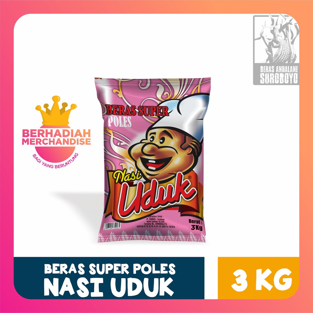 Beras Nasi Uduk 3 Kg