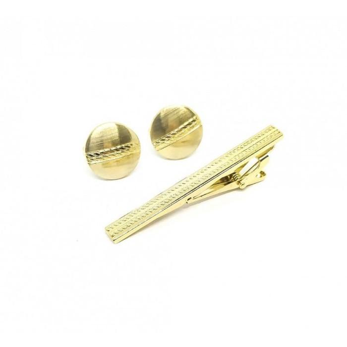 Cufflink Houseofcuff Cufflink Kancing Manset Jepit Cufflinks Pin Tie Set Gold C