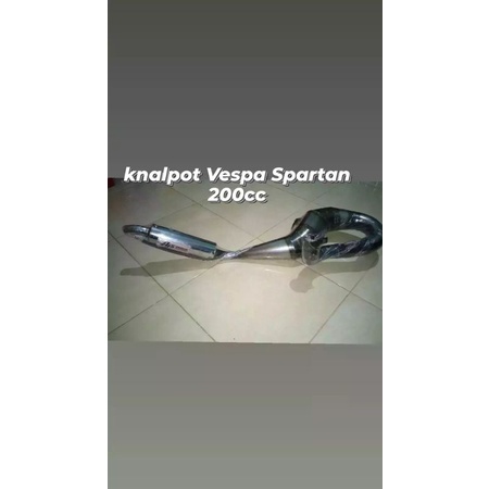 knalpot Vespa PX 200 / Vespa Spartan
