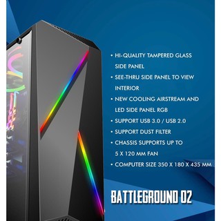 Download CASING GAMING CASE PC SIMBADDA BATTLEGROUND 02 RGB ...