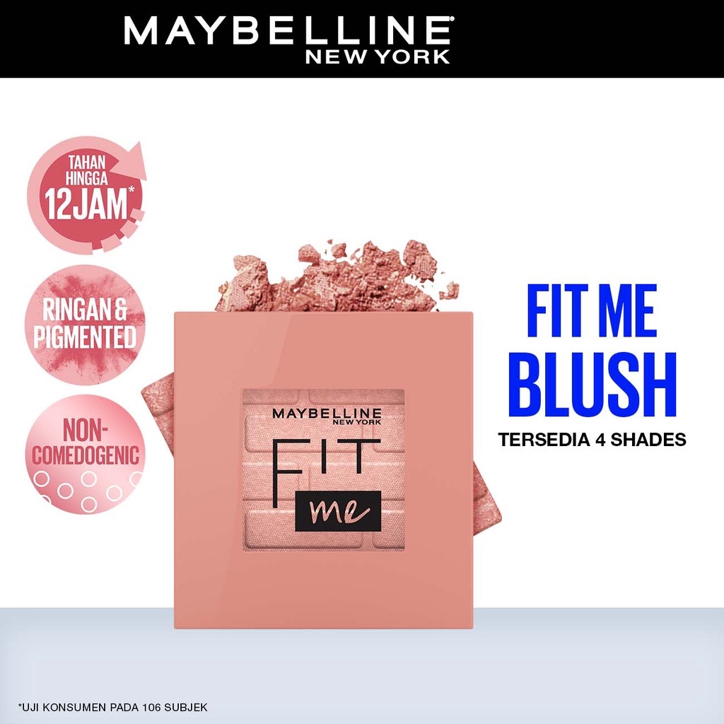 MAYBELLINE Fit Me Blush On Make Up | Perona Pipi BY AILIN