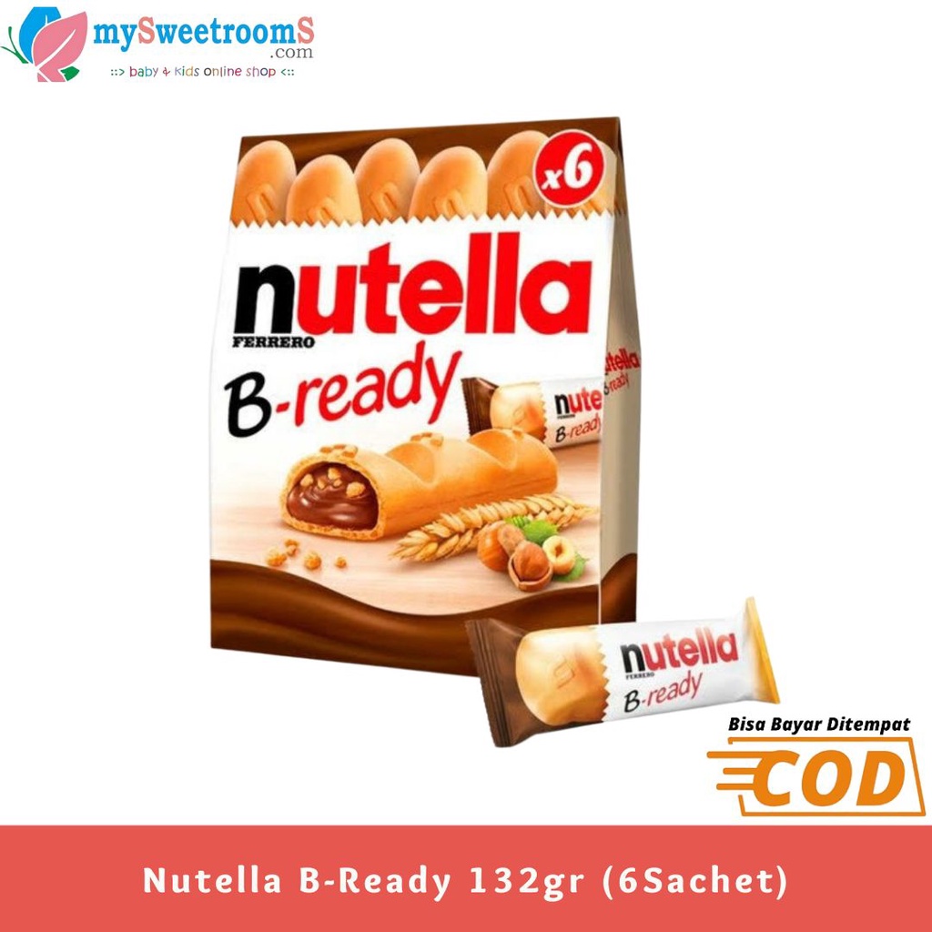 

Nutella B-Ready 132gr / Coklat Nutella / Cemilan Coklat