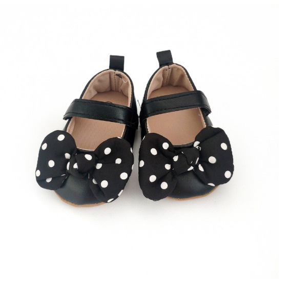 Tiny Steps Prewalker Polkadot Ribbon | Sepatu Prewalker Bayi