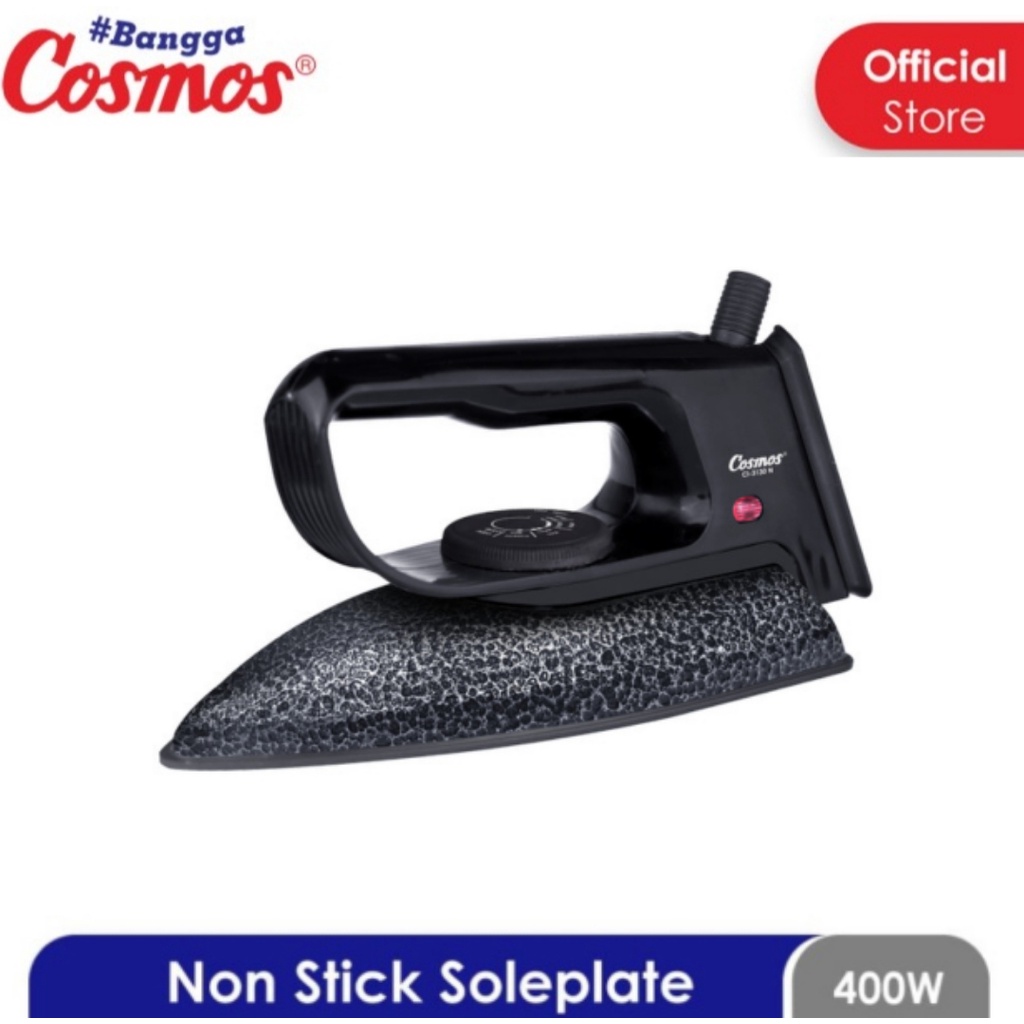 Setrika Cosmos CI 3130 N Non Stick Soleplate Electric Iron Cosmos 3130 Setrika Listrik Cosmos Anti Lengket