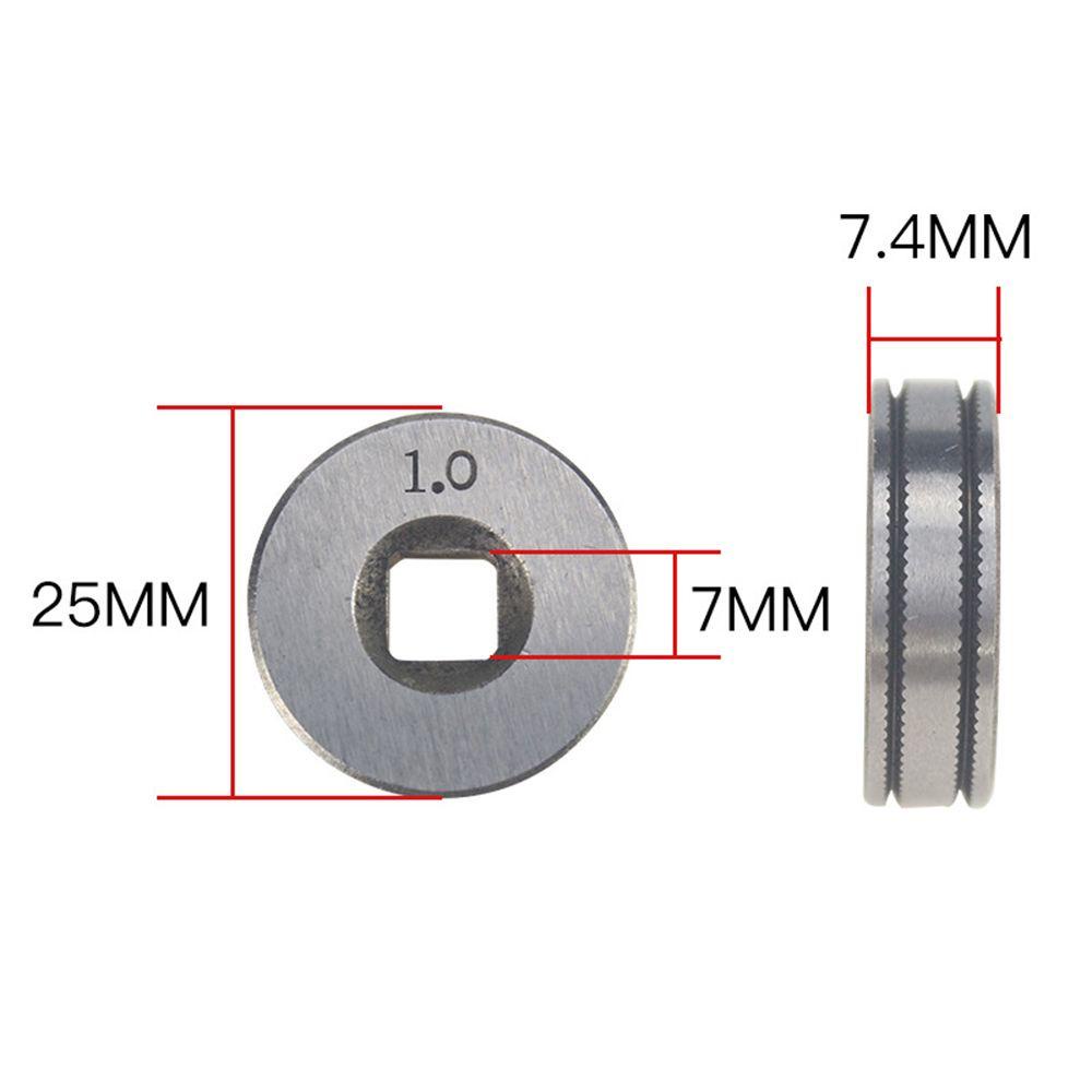 Populer Kawat Las Feeding Roller 0.6mm 0.8mm 1.0mm Soldering Supply Untuk Baja Aluminium Flux Cord Wire MIG Wire Guide