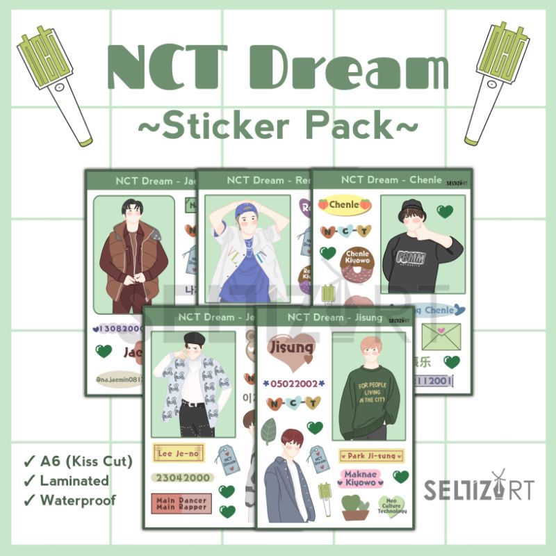 

Stiker NCT dream pack