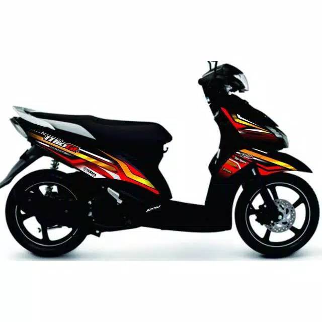 Striping Mio Gt Variasi Yamaha Stiker Lis Motor List Body Sticker Skotlet Scotlite Skotlet Scotlite