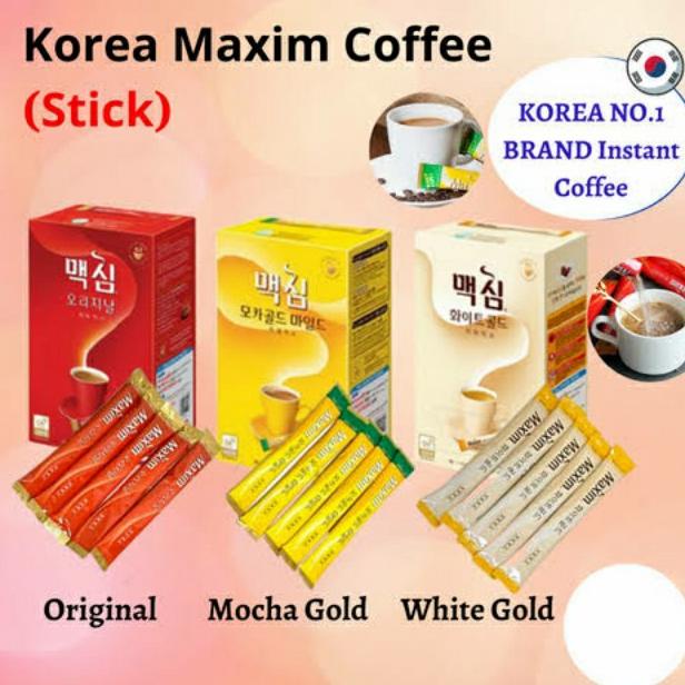 [SATUAN] Maxim Coffee Premium Korea ALL VARIAN - Kopi Korea Sachet