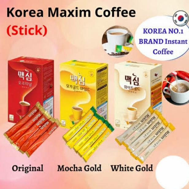 

[SATUAN] Maxim Coffee Premium Korea ALL VARIAN - Kopi Korea Sachet