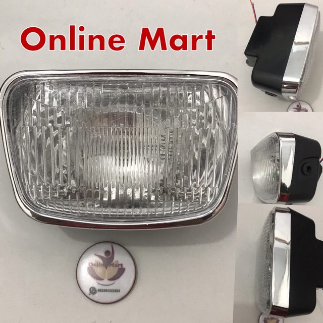 Lampu rekflektor depan rx king head lamp rx king standar