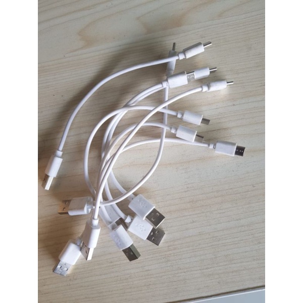 Kabel Charger Type C Pendek Kabel Powerbank pendek Type C Kabel Cas pendek