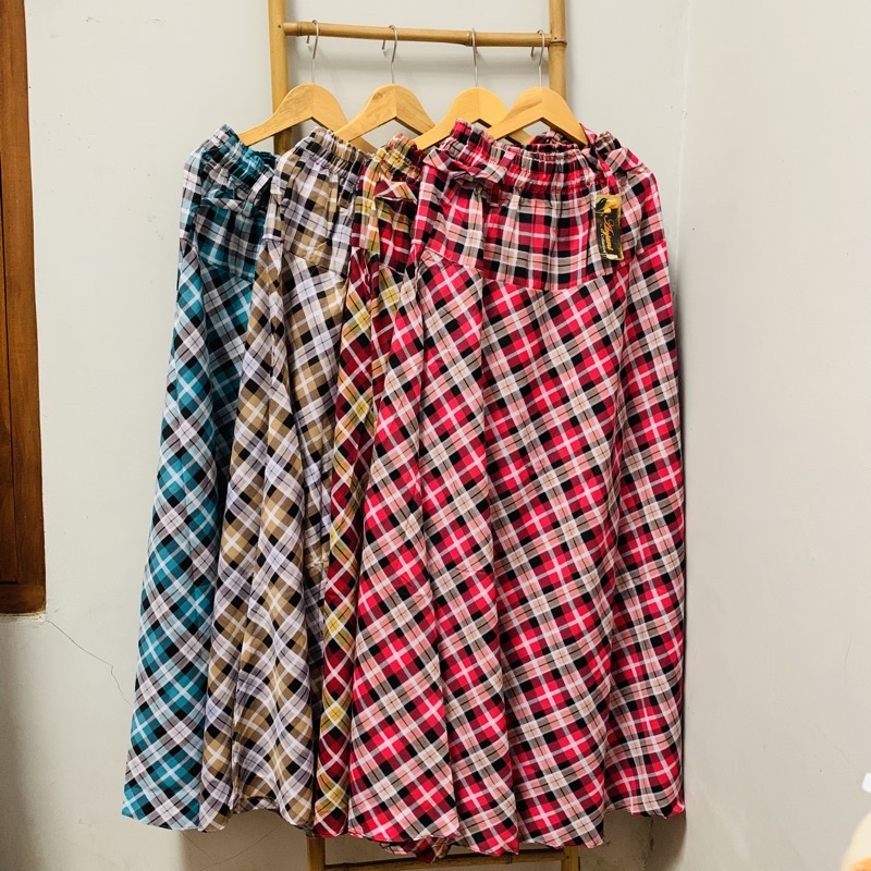 ROK MAYUNG KOTAK FLANEL / ROK WANITA / ROK KOTAK KOTAK / ROK