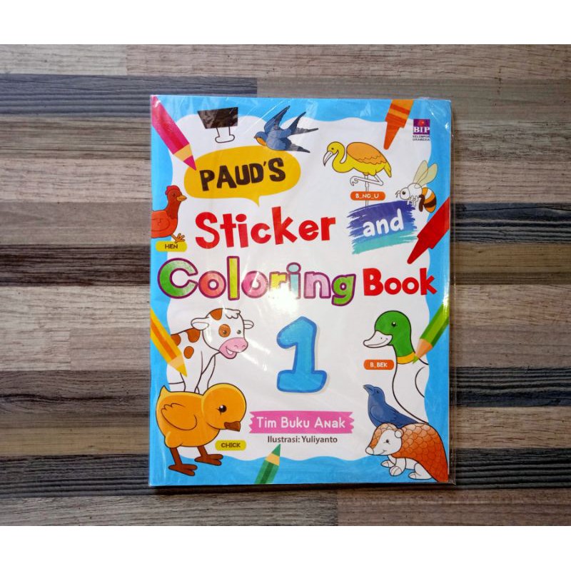 PAUD'S STICKER AND COLORING BOOK
