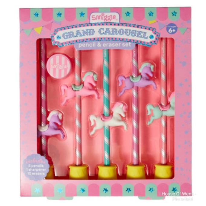 

SMIGGLE RIDE PENCIL AND ERASER GIFT BOX SET - PENSIL DAN PENGHAPUS SET
